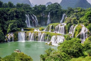 La cascade de Ban Giôc. Photo : thoidai.com.vn.