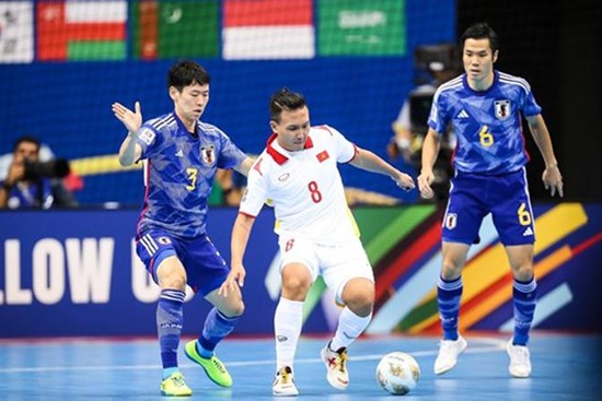 Le Vietnam est qualifié aux quarts de finale de la phase finale de la Coupe d'Asie de futsal de la Confédération asiatique de football 2022. Photo : AFC.