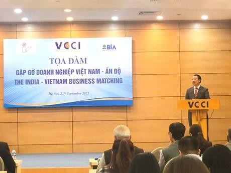 Vue de la rencontre d’entreprises Vietnam-Inde à Hanoi, le 22 septembre. Photo: VNA