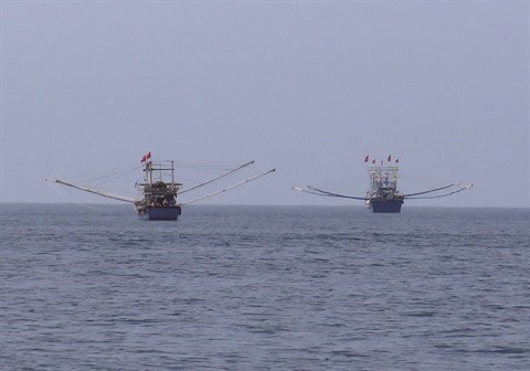 Des bateaux de pêche à Quang Tri (Centre). Photo: VNA.