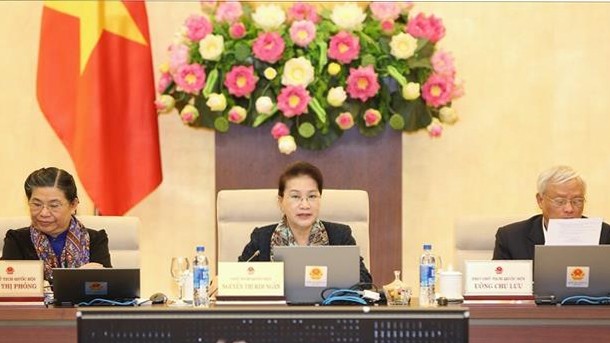 La Présidente de l’AN, Nguyên Thi Kim Ngân, assistera à la séance d’ouverture de la 30e session. Photo : VNA