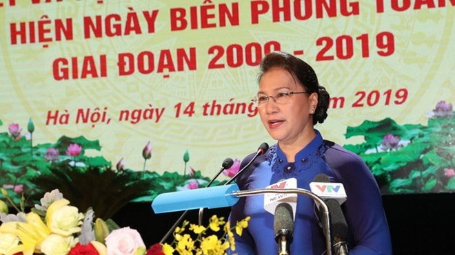 La Présidente de l’Assemblée nationale Nguyên Thi Kim Ngân. Photo : VNA