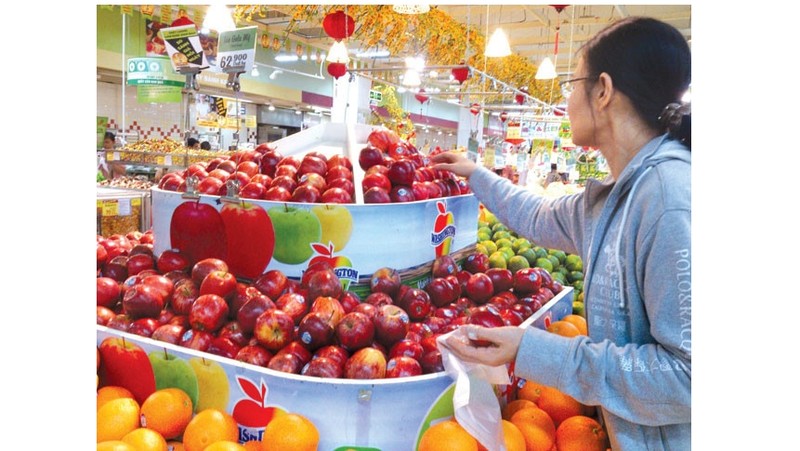 En 2019, le Vietnam a acheté des fruits frais d'une valeur de 304 millions de dollars aux États-Unis, en hausse de 51% par rapport à 2017. Photo : vietnamnet.vn.