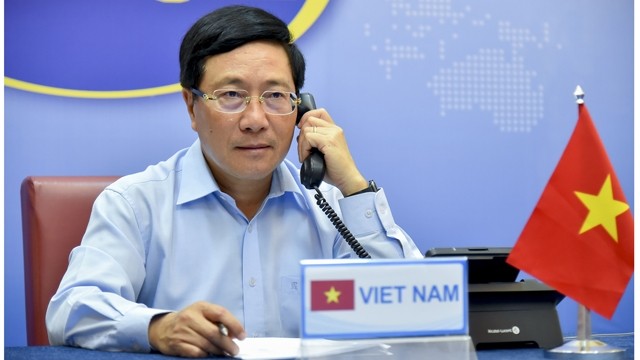 Le Vice-Premier ministre et ministre des Affaires étrangères, Pham Binh Minh.Photo : VGP.