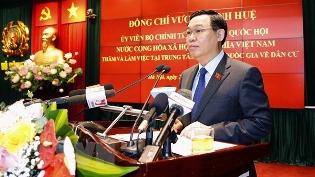 Le Président de l’Assemblée nationale, Vuong Dinh Huê. Photo : VNA