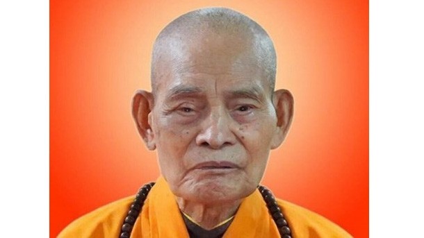 Le vénérable Thich Phô Tuê, patriarche suprême du Conseil d’administration de la Sangha bouddhiste du Vietnam. Photo : VNA.