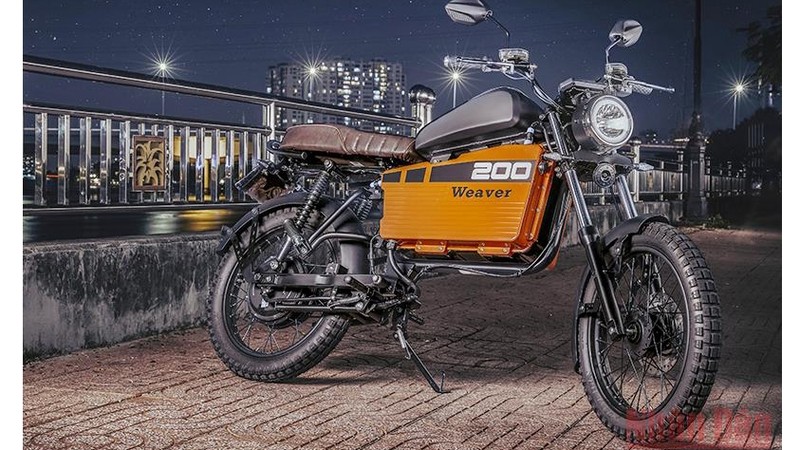 La moto électrique Weaver 200. Photo : NDEL.