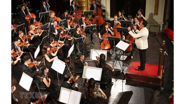 L'Orchestre symphonique du Vietnam. Photo : VNA
