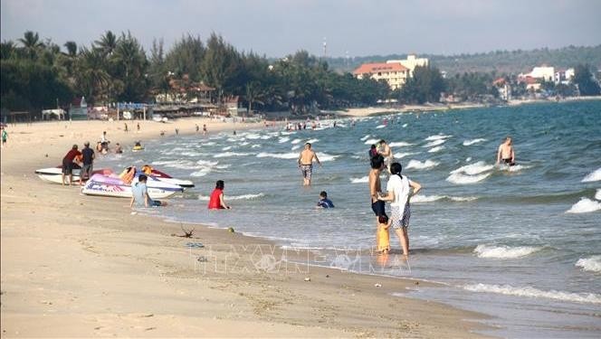 La plage de Ham Tien a Mui Ne. Photo: VNA