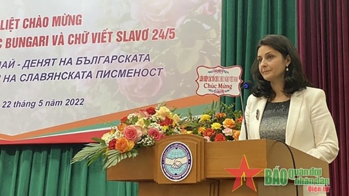 L'ambassadrice bulgare au Vietnam, Marinela Petkova. Photo : www.qdnd.vn