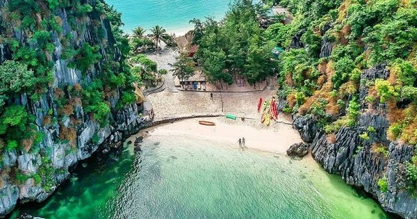 Un coin de l'île de "Tu do", une île maldivienne du Vietnam. Photo : eecemeyer