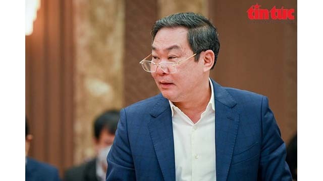 Lê Hông Son gère temporairement les activités du Comité populaire de Hanoï depuis le 7 juin. Photo : tintuc.vn