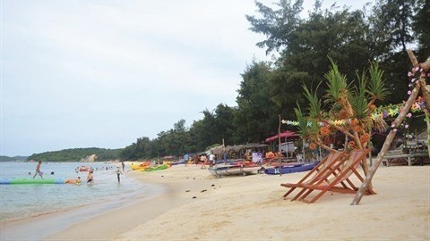 La plage de Hông Vàn, une beauté à couper le souffle. Photo : VNA.
