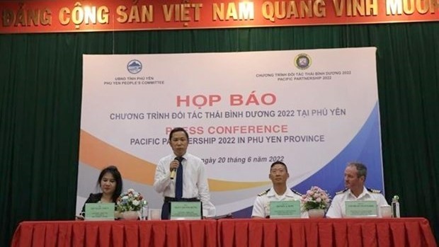 Lors de la conférence de presse sur le Programme de partenariat du Pacifique prévu en juillet à Phu Yên. Photo : VNA.