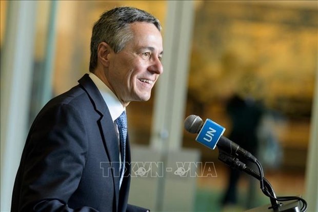 Le Président de la Confédération suisse, Ignazio Cassis. Photo : Xinhua/VNA.