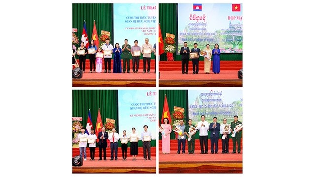 De nombreuses activités  au programme pour célébrer le 55e anniversaire de l'établissement des relations diplomatiques entre le Vietnam et le Cambodge dans la ville de Cân Tho. Photo : Journal Thoi Dai.