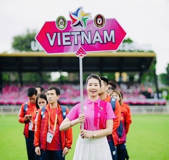 La délégation vietnamienne comprend 53 étudiants. Photo : Comité d'organisation.