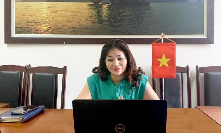 La directrice du Département de la Coopération internationale du ministère de la Culture, des Sports et du Tourisme, Nguyên Phuong Hoa. Photo : icd.gov.vn