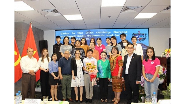 Les délégués lors de l'événement. Photo : Journal Thoi Dai.
