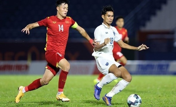 Le Vietnam se qualifie en finale du tournoi international de football U19. Photo : VFF.