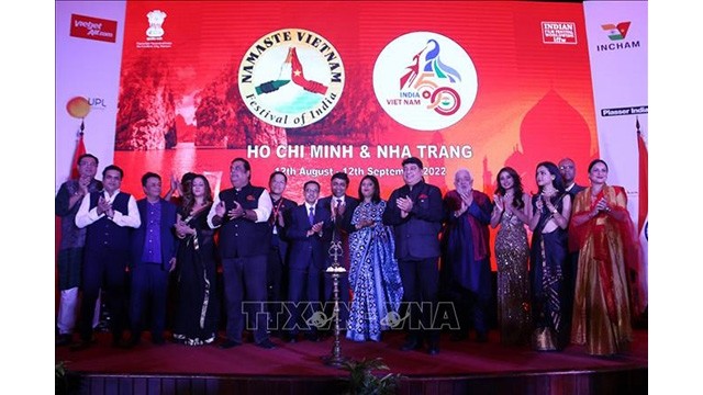 Cérémonie d’ouverture du Festival « Bonjour Vietnam - Namaste Vietnam 2022 ». Photo : VNA.