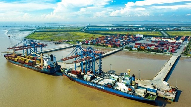 Les exportations vietnamiennes au cours du premier semestre ont connu une croissance de 17% par rapport à la même période en 2021. Photo: VNA